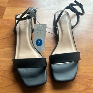 A New Day Elegant Black Sandals